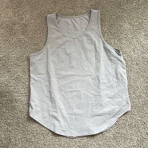 Shein- Solid Curved Hem Sports Tank Top